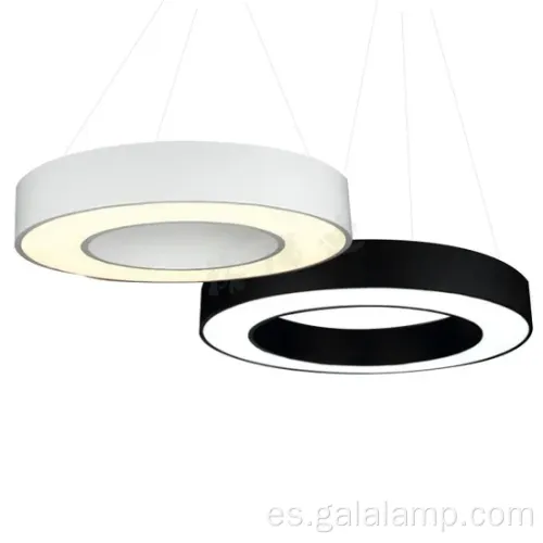 Luz colgante de anillo LED moderno elegante